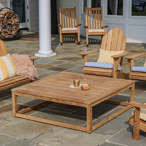 Mesa de Centro de Teca Sólida Hecha a Mano, Ecológica y de Lujo, Mesa de Patio Moderna para Hoteles, Resorts y Villas - Product Image 2