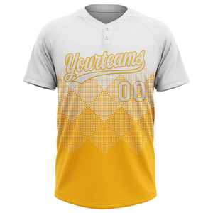 เสื้อเบสบอลซอฟต์บอลแบบสั่งทำพิเศษ ปักสองปุ่ม แห้งเร็ว สำหรับเด็ก วัยรุ่น ผู้ชาย ผู้หญิง ชุดกีฬา - Product Image 2