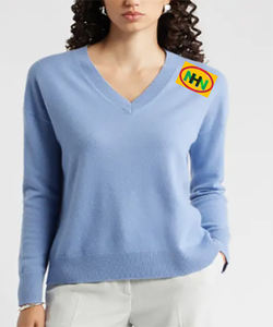 Pulls personnalisés pour hommes à col montant zippé, fins, anti-plis, doux, tricotés, à manches régulières, avec poignets et ourlet côtelés, imprimé numérique - Product Image 5