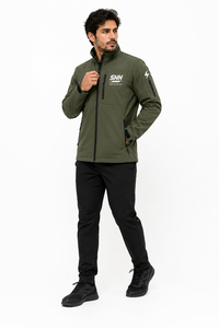 Custom <b>Men</b> Soft shell <b>Jacket</b> Waterproof Windproof Outdoor Tactical Workwear Full Zip Stand Collar OEM Wholesale Winter <b>Jacket</b> - Product Image 5