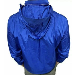 Veste de pluie pour homme, coupe-vent imperméable, légère, décontractée, entièrement zippée, en softshell, style bomber - Product Image 3
