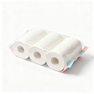 Papier toilette 2 plis, usage salle de bain, doux, résistant, absorbant, écologique, fabrication OEM, vente en gros - Product Image 6