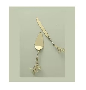 Classic Stainless Steel <b>Cake</b> <b>Server</b> Set Metal <b>Cake</b> Knife and <b>Server</b> Wedding Party Serving Set - Product Image 4