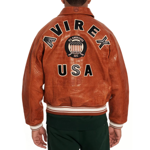 Chaquetas para Hombre, Chaqueta de Cuero Bomber de Edición Especial para Hombre, Cuello Alto, Piel de Vaca, Todas las Tallas Disponibles - Product Image 3