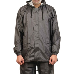 Ropa Impermeable para Todas las Estaciones, Cierres de Liberación Rápida, Diseño de Solapa Protectora Contra Tormentas, Ventilación Transpirable, Chaqueta Impermeable - Product Image 1