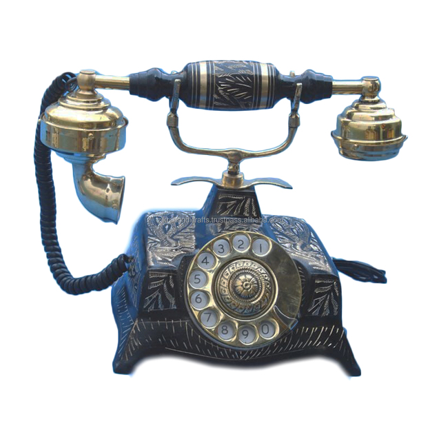 Trendy Telephones Best Home Decor Antique Telephones Royal Theme Design Tableware Design Vintage Telephone With Gold Finishing