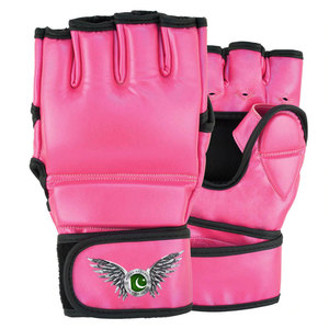 Professional Fighters Adjustable Wrist MMA Gloves <b>Open</b> Finger Boxing Gloves for Grappling Fitness And Training - Product Image 1