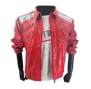 2026 New Men's <b>Red</b> Leather <b>Waterproof</b> High Street Moto <b>Jacket</b> Stand Collar Zipper Closure Regular Fit Solid Color Autumn Style - Product Image 3