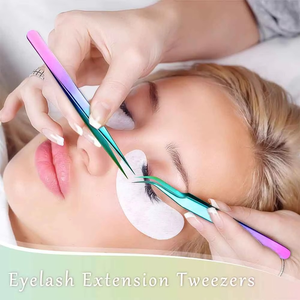 Nouvel arrivage du fabricant : Pince à épiler portable 3-en-1 en titane et acier inoxydable, brosse à sourcils, recourbe-cils, manucure - Product Image 3