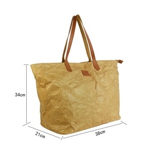 Sac à provisions en papier Dupont étanche à impression personnalisée de haute qualité sac fourre-tout en Tyvek avec coton - Product Image 6