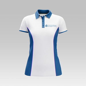 Polo professionnel pour femmes, design personnalisé, tissu respirant à séchage rapide, uniforme de bureau élégant pour le personnel de l'entreprise, vêtements d'équipe - Product Image 3