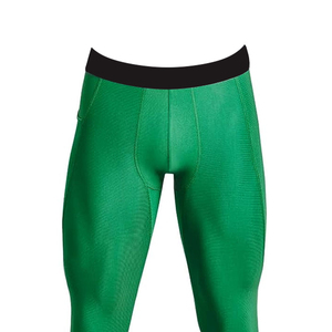 High Quality 2026 <b>Men</b> Leggings <b>Compression</b> Breathable Elastic Waist Anti-Bacterial Quick Dry Custom Logo Packing - Product Image 5
