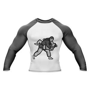 Men Rash Guard Custom Customized Spandex Logo Style Sportswear Fabric Nylon Gym Shirt men rashguards martial arts wear swimwear - Product Image 1