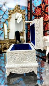 Lámpara de Hueso de Búfalo Tallada a Mano de Lujo, Diseño de Filigrana Sostenible, Portavelas Decorativo Vintage, Venta al Por Mayor para Exportación - Product Image 4