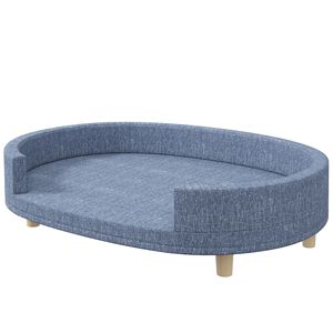 Cama para Perros con Funda Lavable Azul para Perros Grandes con Parte Superior Extraíble, Cama Perfecta para Mascotas - Product Image 1