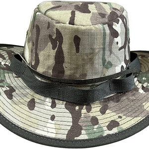 Sombrero de Camuflaje Estilo Safari, Ajustable, Protección Solar para Exteriores, Unisex, Estilo Casual, para Primavera, Verano, Playa, Viajes Diarios - Product Image 3