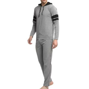 Wholesale 2024 Professional Made Winter Fashion Training Wear <b>Men</b> Hooded Tracksuit Set Eco-friendly 2 1 Design Sale Cheap Rates - Product Image 2
