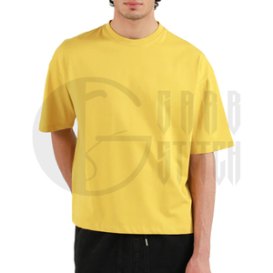 Camiseta de Manga Corta para Hombre, Color Naranja, Cuello Redondo, Corte Regular, Informal, 100% Algodón Jersey, Tejido Liso - Product Image 4