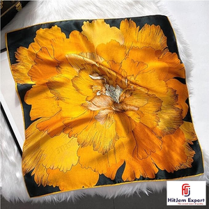 Servicio de Etiqueta Blanca para Tejidos de Pañuelos Cortos Estampados de Alta Calidad, Fabricante Textil OEM ODM, Productos de Tela Personalizados para Exportación - Product Image 3