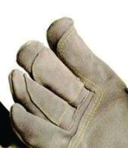 Holy Signs Leather Safety <b>Gloves</b> Double Palm Reinforced Cuff Breathable Flexible Anti-Cut Anti-Slip <b>Latex</b>-Free <b>Gloves</b> - Product Image 4