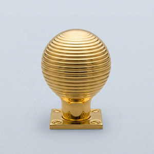 Poignée de meuble classique en laiton bronze avec plaque arrière carrée, finition mate, design nid d'abeille, pour commode et porte - Product Image 3