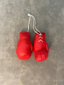 Highest Quality Custom Color Circle Shaped Mini Boxing Gloves Keyring MMA Gloves <b>Leather</b> <b>Keychain</b> Breathable Promotional - Product Image 4