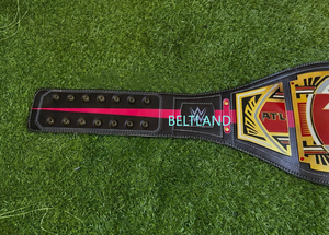 Ceinture de championnat des Falcons d'Atlanta, modèle Legacy, taille adulte, fabriquée en zinc 2 mm 4 mm - Product Image 3