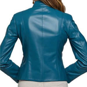 Genuine <b>Leather</b> Women <b>Jacket</b> Style Fashion Outerwear Soft <b>Real</b> <b>Leather</b> Coat for Casual Travel and Daily Wear - Product Image 2