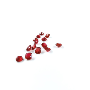 Rubis naturels de Bangkok calibrés 7 mm, forme coussin, pierres précieuses facettées naturelles pour la fabrication de bijoux, prêtes à l'emploi - Product Image 6