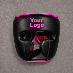 Precio al por mayor, personaliza tu logo, proveedor de fábrica, kit de boxeo de cuero auténtico para sparring, guantes de boxeo MMA, protector de cabeza y ingle. - Product Image 3