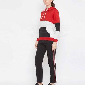Vente en gros OEM 2024 Respirant Imprimé Solide Femmes Survêtement Jogging Porter 100% Coton Hiver Street Wear Meilleure vente - Product Image 2