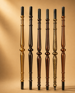 Balustres décoratifs en laiton tourné pour rampes d'escalier, poteaux de garde-corps, taille personnalisable - Product Image 6