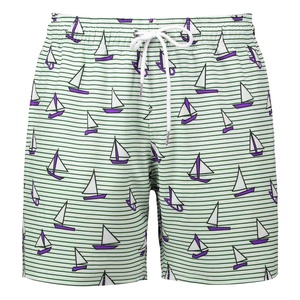 Service OEM en gros – Nouveaux shorts de plage pour hommes, style surf, 88 % polyester, motif uni, personnalisables - Product Image 5