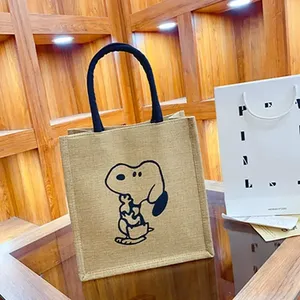 Bolsa de Playa de Yute Elegante y Minimalista, Diseño Moderno para Uso Diario, Compras y Viajes de Vacaciones - Product Image 4