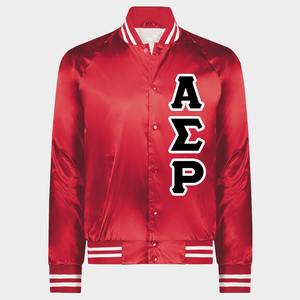 Chaqueta Bomber de Invierno de Alta Calidad |   Parche Bordado Personalizado con Logotipo |   Estilo Universitario |   Ecológico y Resistente al Viento |   OEM ODM Venta al por Mayor - Product Image 4