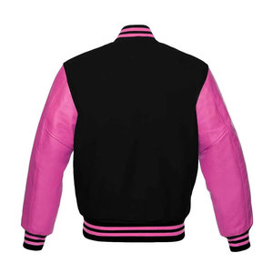 High Quality <b>men</b> Letterman Jackets Winter <b>Long</b> Sleeves <b>Coats</b> leather bomber custom jacket - Product Image 2