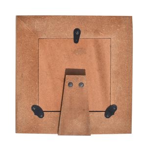 Wood Elegant Handcrafted Rectangular Picture Photo <b>Frames</b> | <b>Black</b> & White strips Resin Photo <b>Frame</b> - Elegant Wooden <b>Frame</b> - Product Image 2