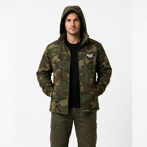 Real <b>Camo</b> High Quality Custom Logo Lightweight Windbreaker Hooded Tactical Men's <b>Jackets</b> Outdoor Softshell Windproof OEM Service - Product Image 6