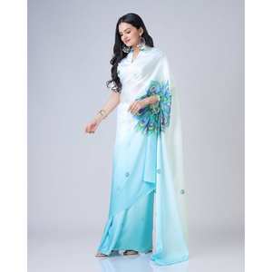 Main libre Tendance Prêt-à-porter Saree Robes élégantes pour toute occasion - Product Image 3