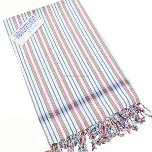 Luxueux 100% coton Kikoy Golf serviette de plage concepteur promotionnel Kikoy tissu plage paréo serviette kenyan du fournisseur indien - Product Image 3