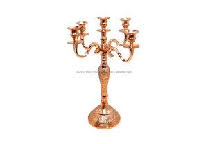 Candelero en relieve de 5 brazos para el hogar, bodas, cumpleaños, San Valentín, Navidad y celebraciones de Pascua - Product Image 6