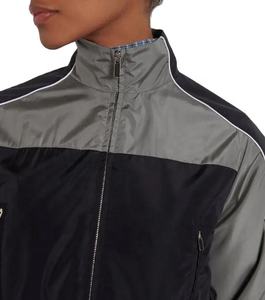 Chaqueta cortavientos de talla grande para mujer al mejor precio al por mayor/Chaqueta corta de nailon con bolsillos y cremallera personalizada transpirable de buena calidad para mujer - Product Image 4