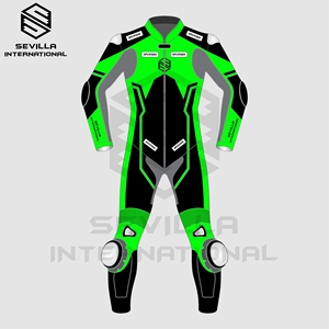 Combinaison de course en cuir pour moto, design personnalisé, tableau de tailles sur mesure, cuir de kangourou de qualité supérieure, impression de logo personnalisée, été - Product Image 2
