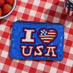 Vintage Lady Eco-Friendly Beautiful Handmade Beaded Coin Purses Latest Design Colorful <b>Mini</b> Zipper Closure Embroidered American - Product Image 4