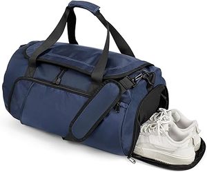 Bolsa de Deporte y Viaje Resistente al Agua con Gran Capacidad, Correa de Hombro Extraíble y Bolsillo Húmedo/Seco - Product Image 1