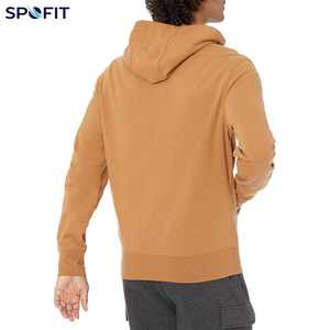 2026 Wholesale Customised Hooded <b>Zip</b>-Up <b>Sweatshirt</b> Regular Fit Solid Color Fleece Casual Autumn Wear - Product Image 2