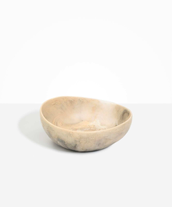 Tazón para Servir Ensaladas de Resina Duradero y Personalizable con Patrones de Remolino Acuático de Mármol Ecológico - Product Image 2