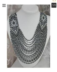 สร้อยคอประดับลูกปัดลายดอกไม้ดีไซน์สวยแปลกใหม่สำหรับสะสมทางวัฒนธรรม - Product Image 3