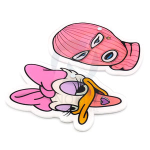 Premium Design Pink Eyelash Extension Tiles Lash Care Cow Duck Tile Lash Tray Magnetic Sustainable Custom Beauty <b>Tool</b> <b>Square</b> - Product Image 3