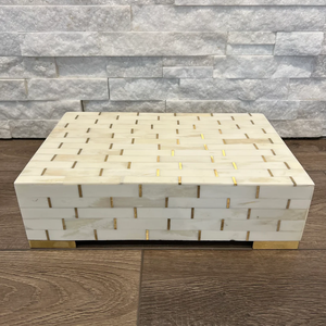 Boîte à bijoux en os incrusté, écologique, moderne, faite à la main, verte, pour la décoration intérieure, étagère, en promotion - Product Image 6